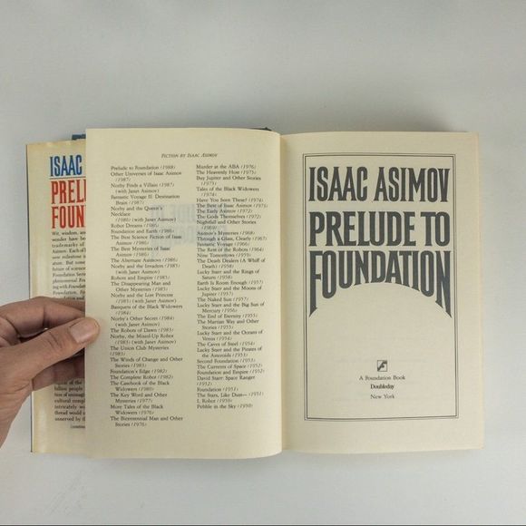 2/$50 - Prelude to Foundation by Isaac Asimov - Picture 4 of 16